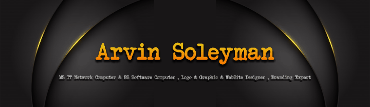 طراحی سایت وبسایت وب برند مهندس آروین سلیمانArvin soleyman computer Engineer Site web website brand